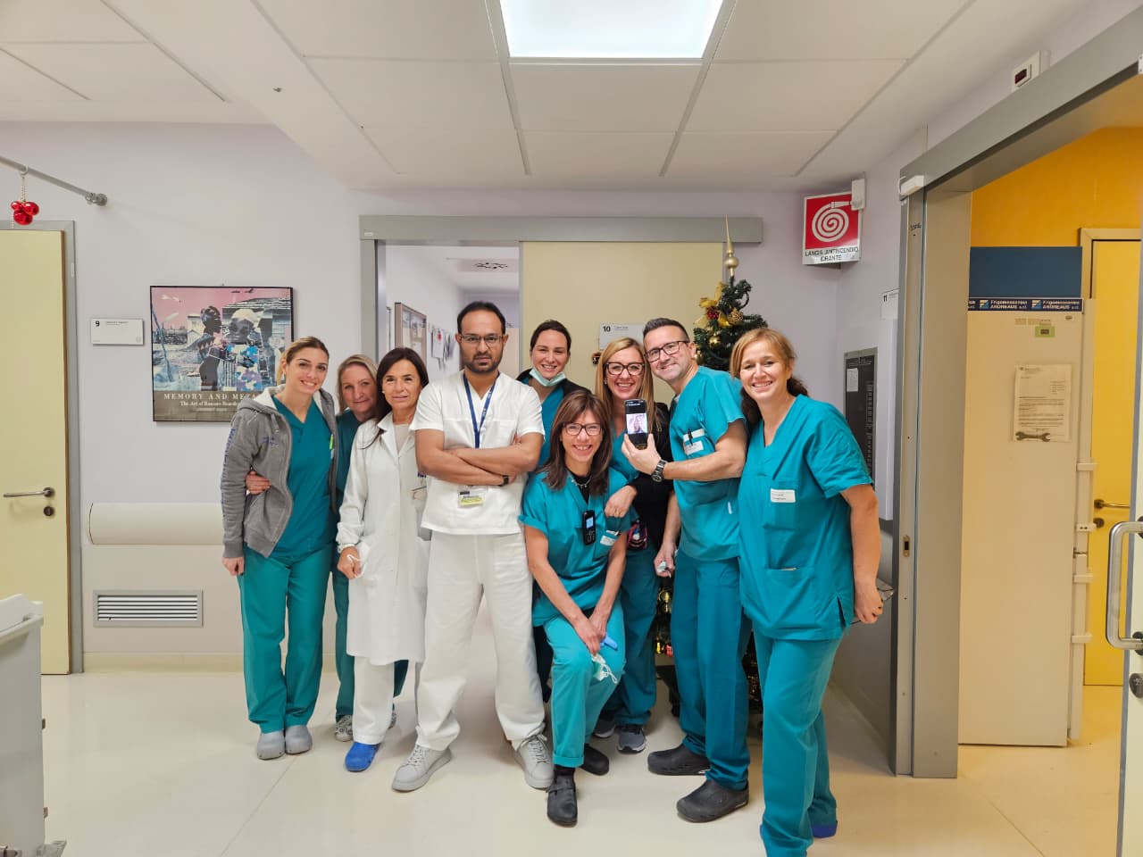 European hospital colleagues